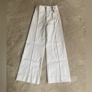 Stylish White Wide-Leg Pants